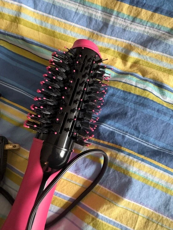 Revlon Revlon One-step Hair Dryer and Volumizer Hot Air Brush, Pink, 1 count - Picture 5 of 6